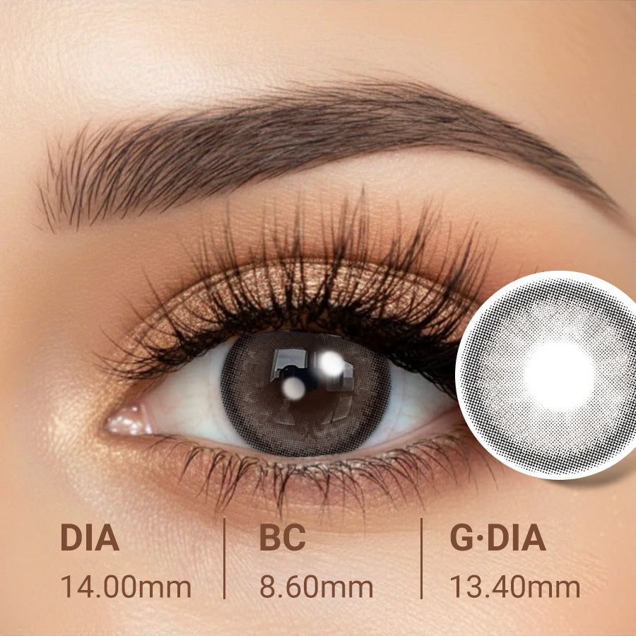 Jet black contact lenses — Savvenart black color contacts trend style