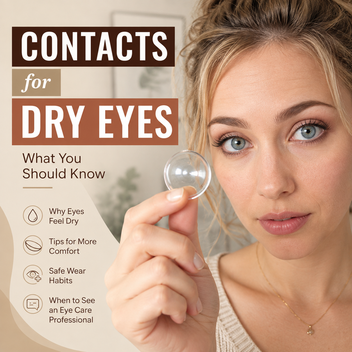 Colored Contacts and Dry Eyes: What You Should Know Before Wearing Them at Savvenart