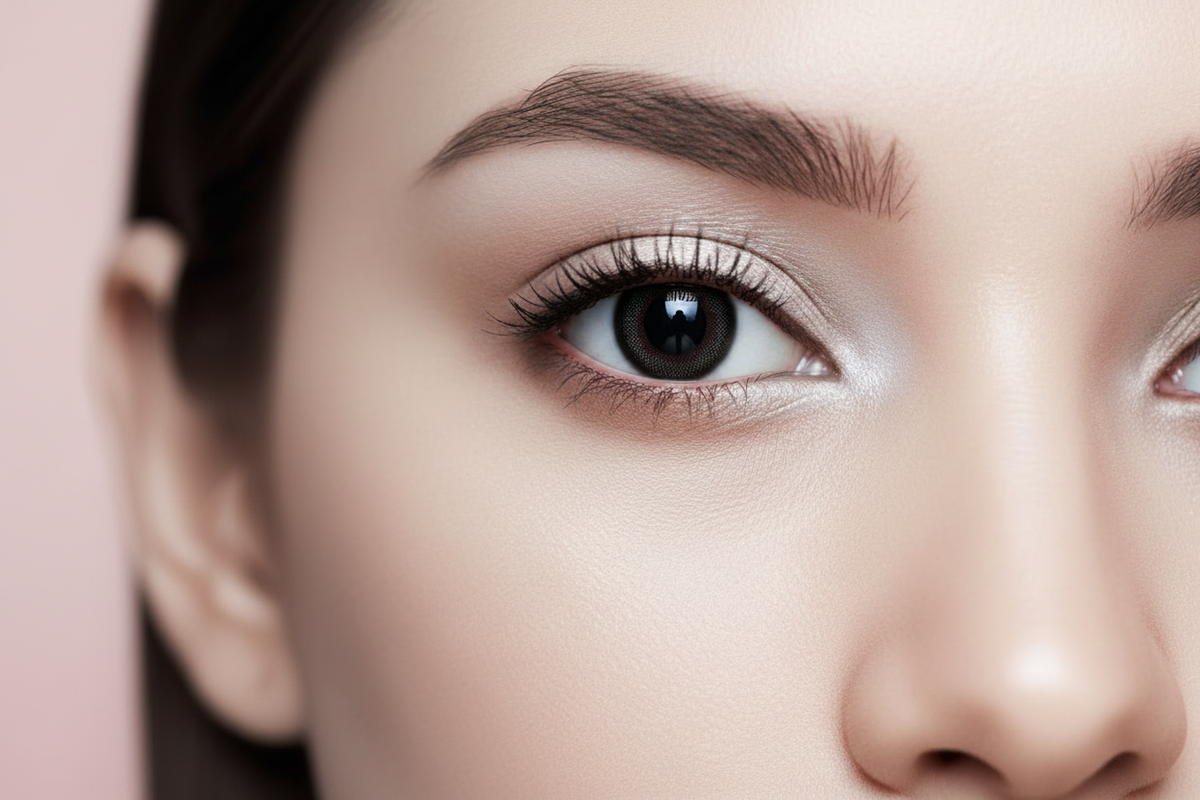 Savvenart color contact lenses editorial beauty photo