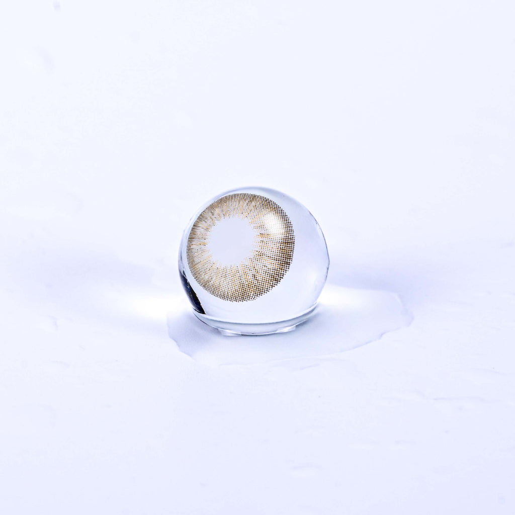 Warm Honey Brown Contact Lenses