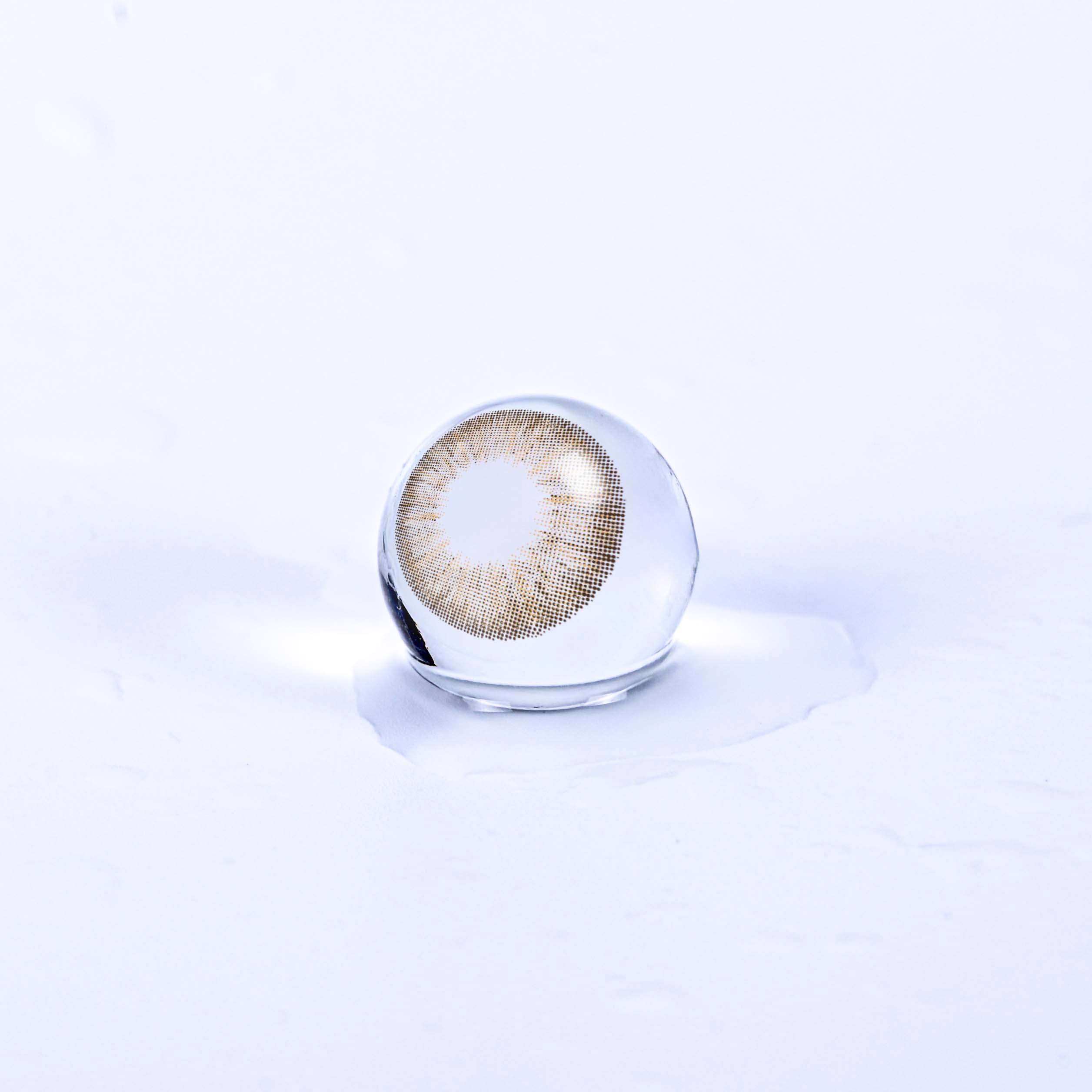 Warm Honey Brown Contact Lenses