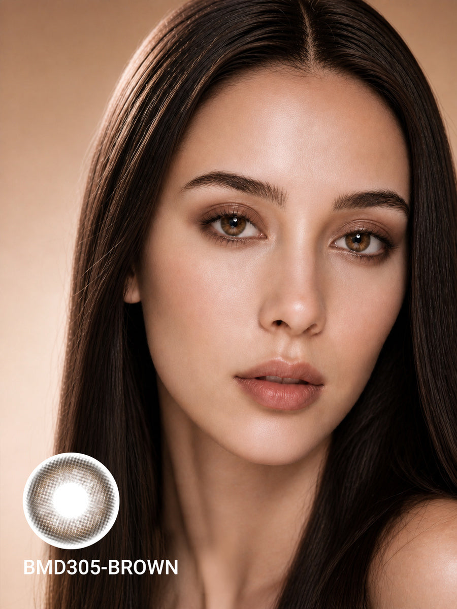 Mocha Chestnut Brown Contact Lenses