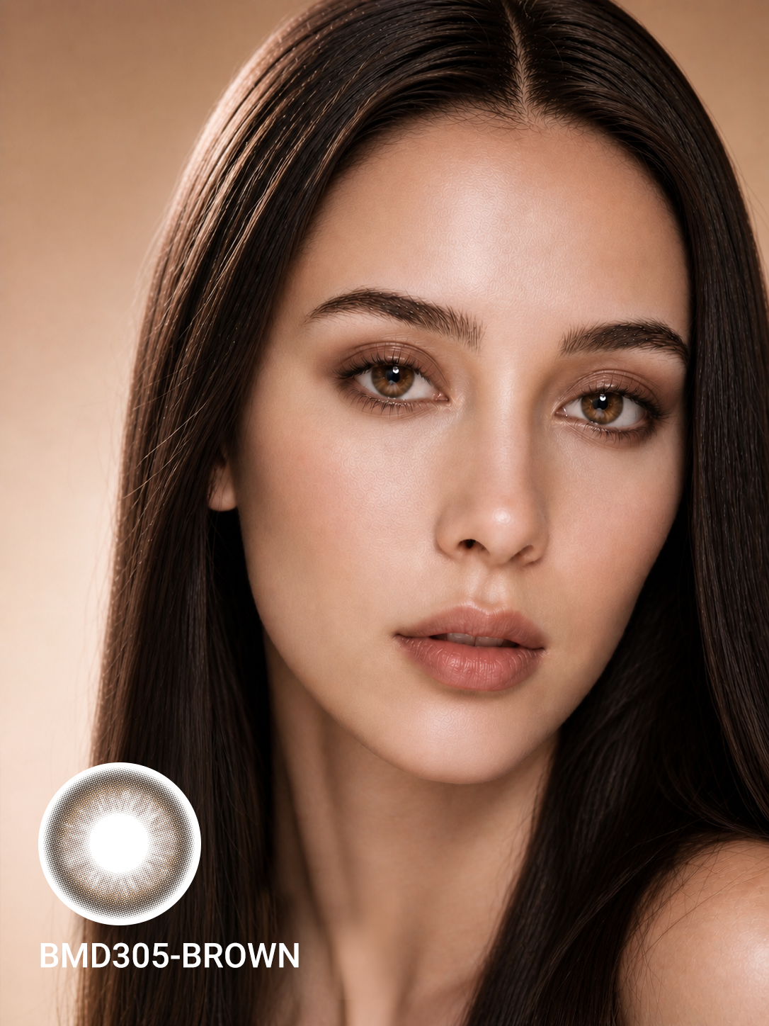 Mocha Chestnut Brown Contact Lenses