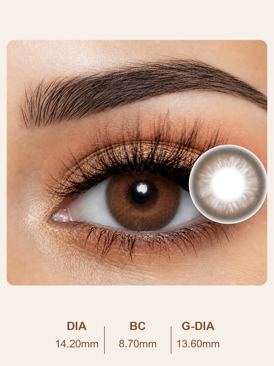 Mocha Chestnut Brown Contact Lenses