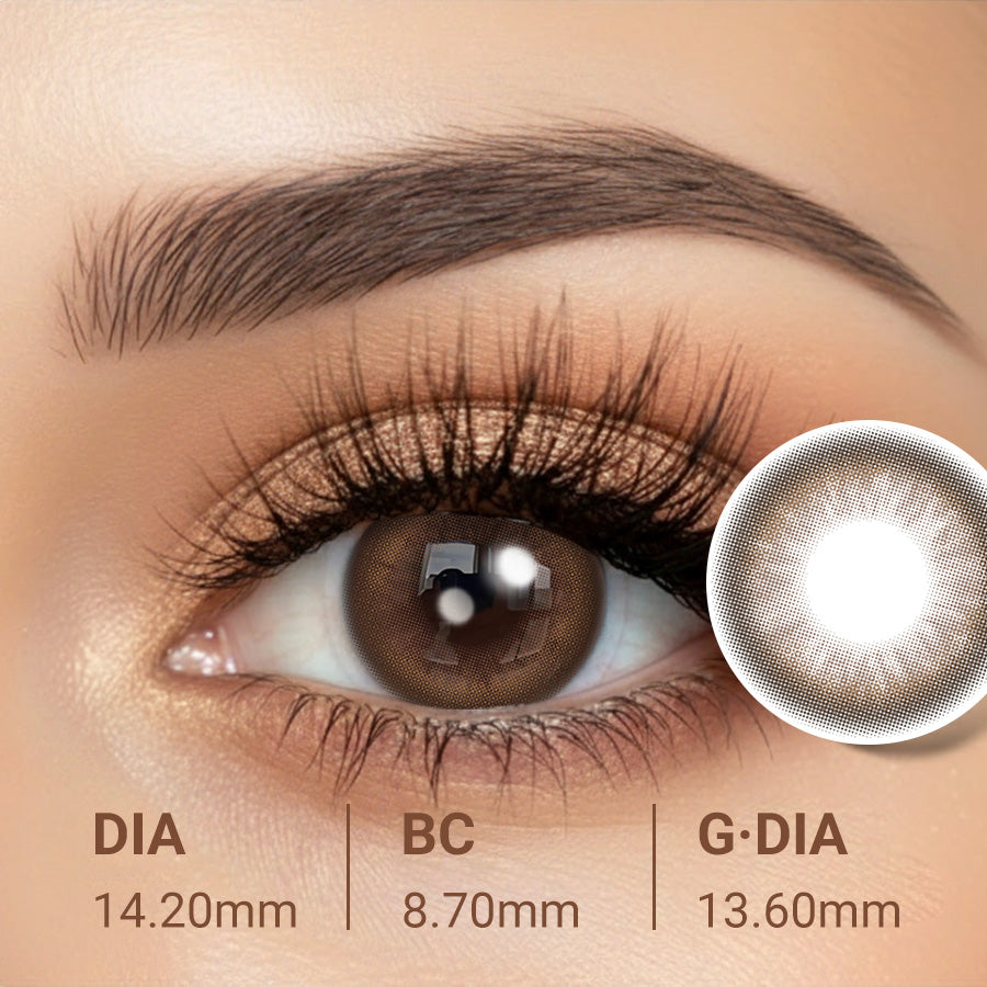 Bold Mocha Dark Brown Contact Lenses