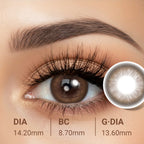 Bold Mocha Dark Brown Contact Lenses
