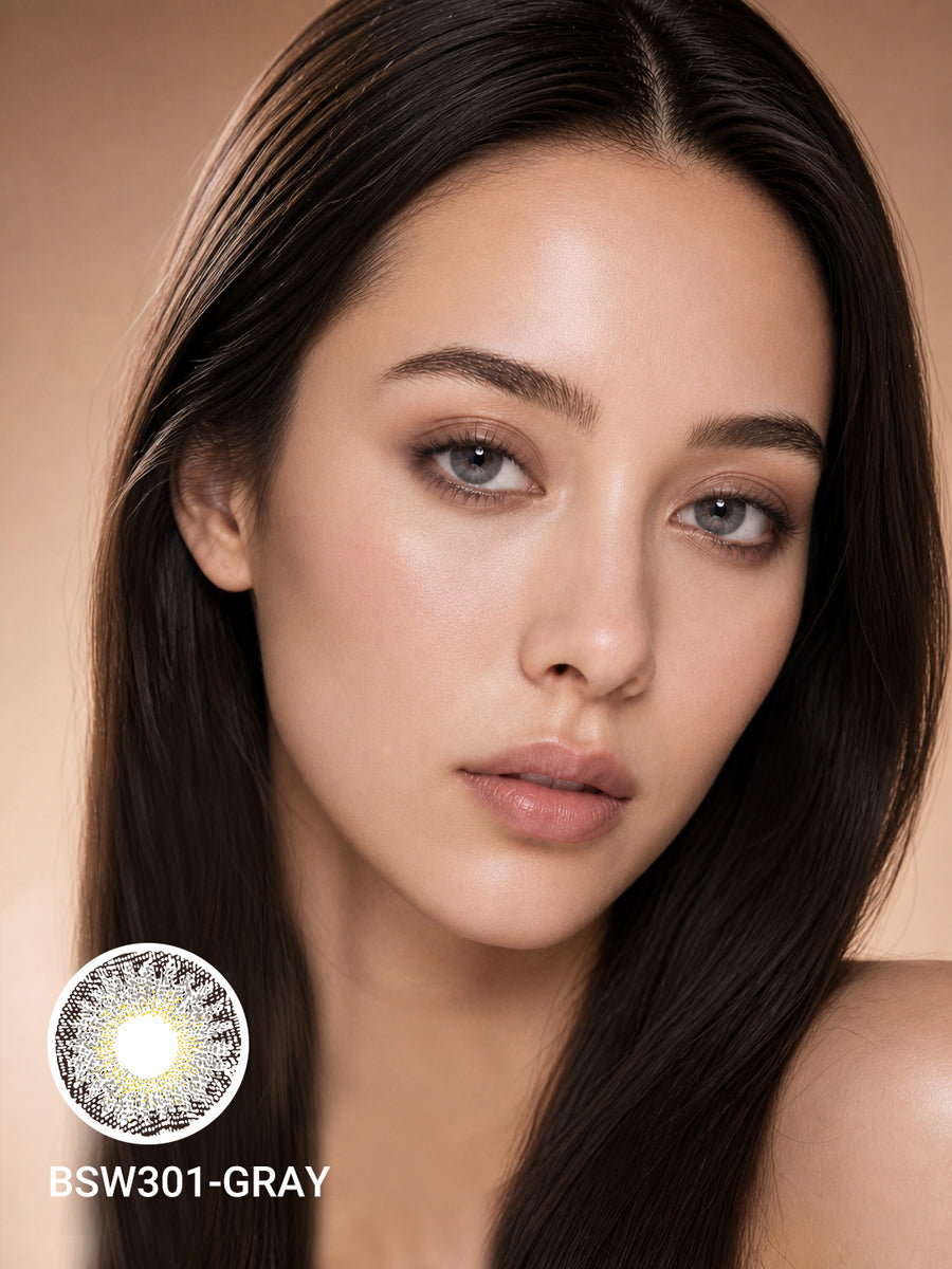 Gray Contact Lenses – Soft & Natural