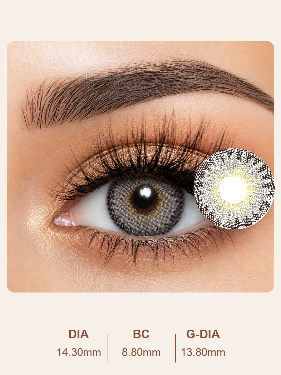 Gray Contact Lenses – Soft & Natural