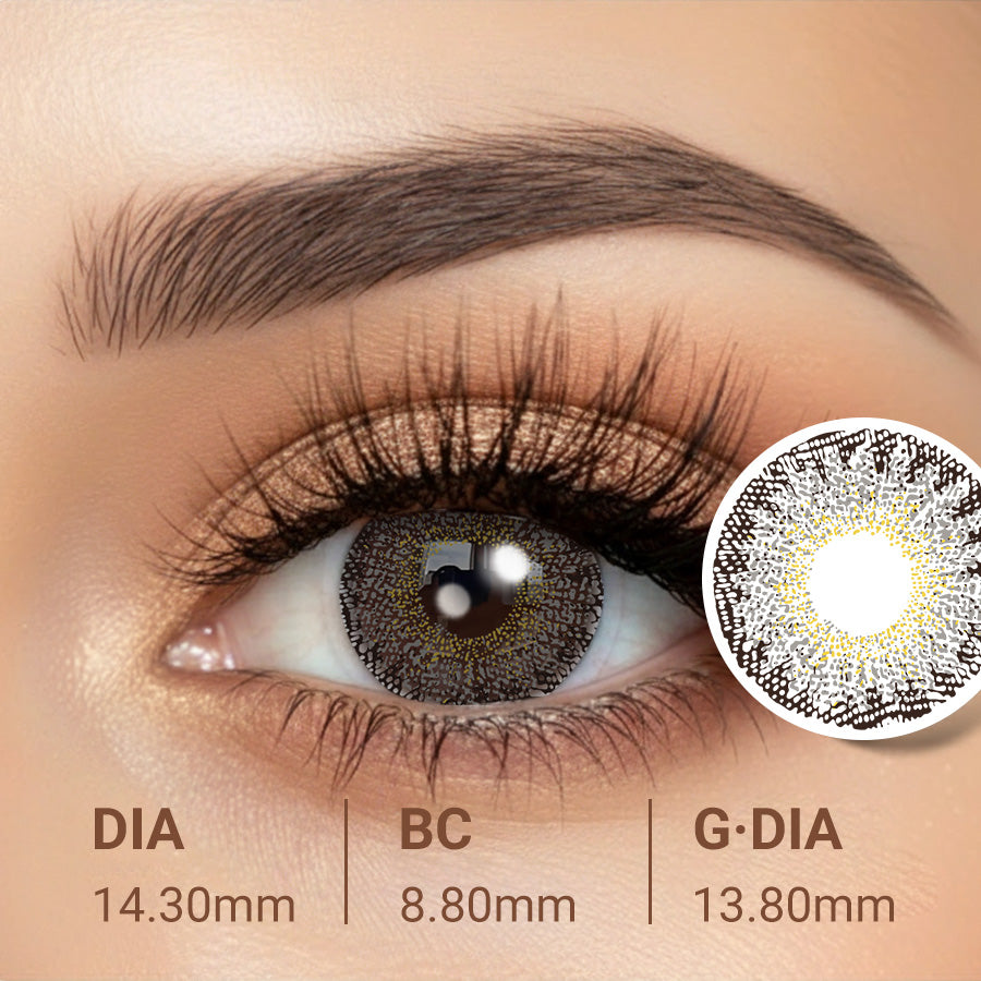 Gray Contact Lenses – Soft & Natural