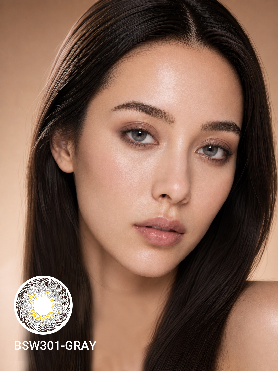 Gray Contact Lenses – Soft & Natural