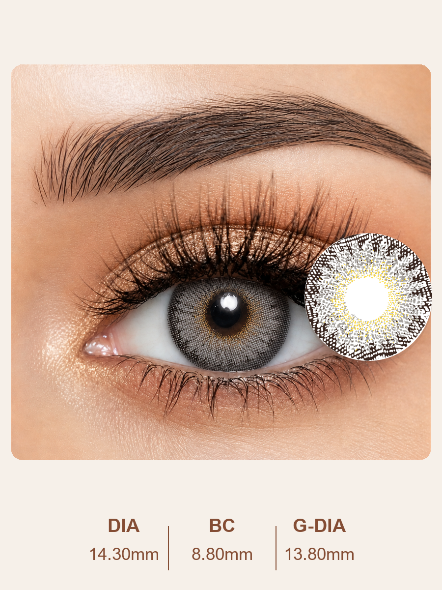 Gray Contact Lenses – Soft & Natural