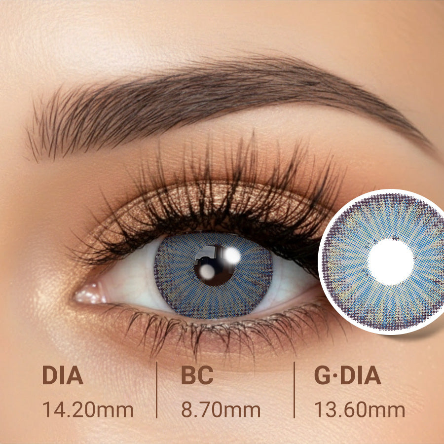 Steel Blue Contact Lenses