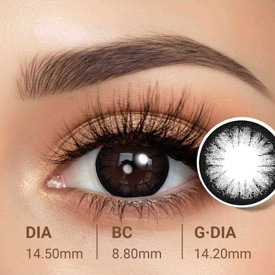 Midnight Black Contact Lenses - Savvenart
