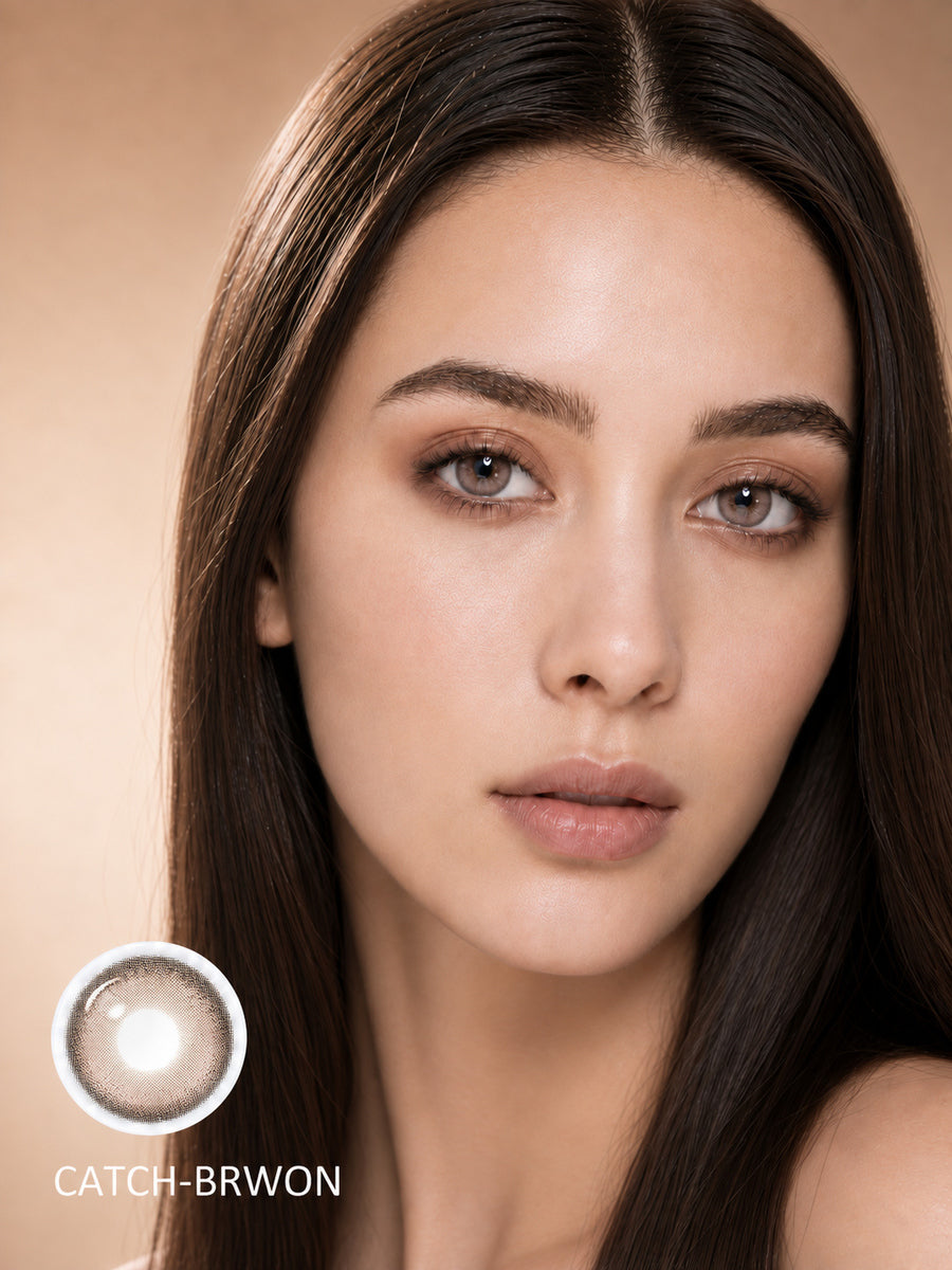 Cocoa Taupe Brown Daily Contact Lenses - 1 Pair (2 Lenses)