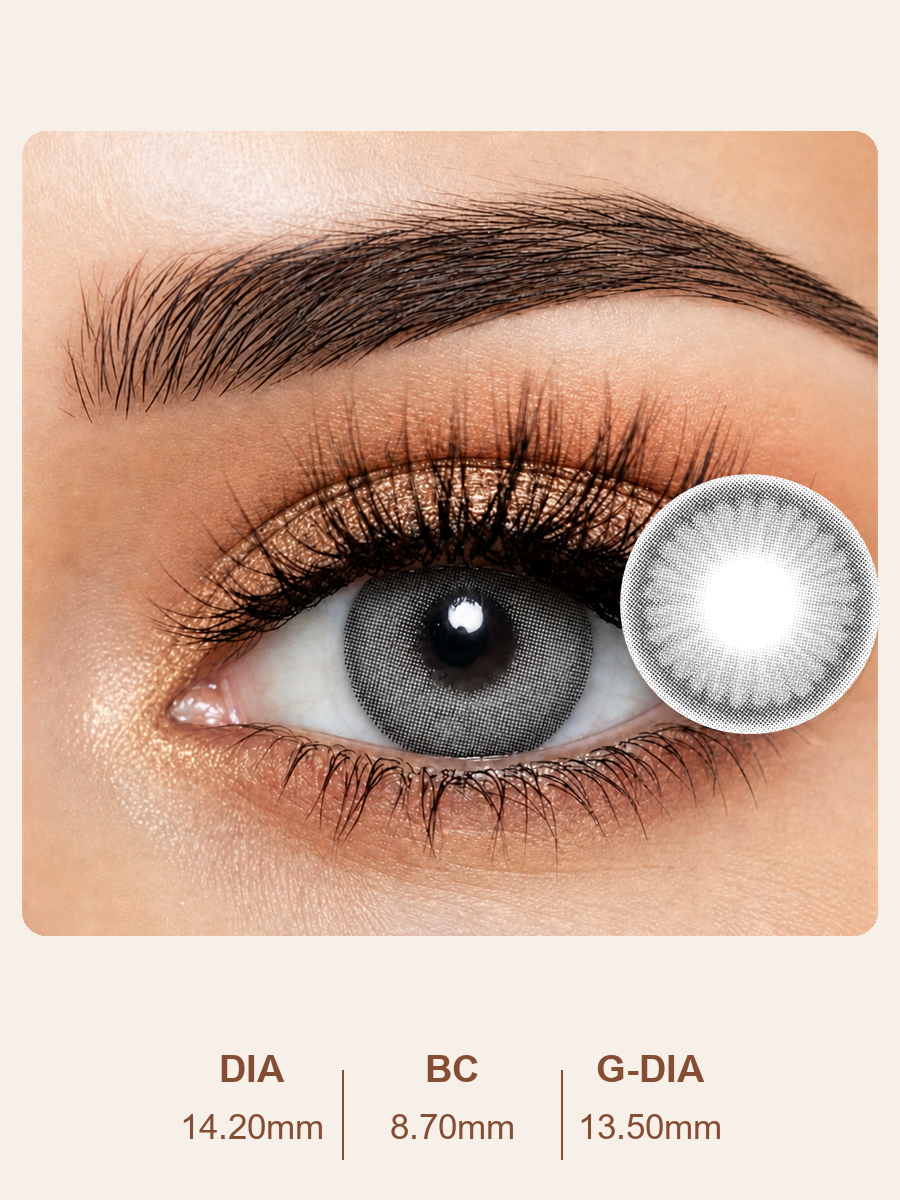 Gray Color Contact Lenses – Light & Fresh