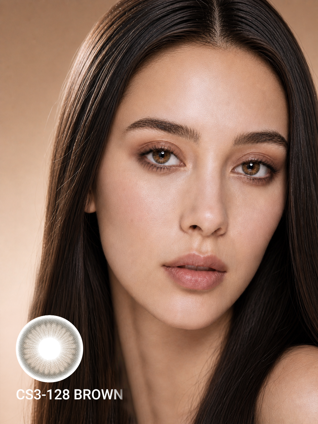 Cool Stone Brown Contact Lenses