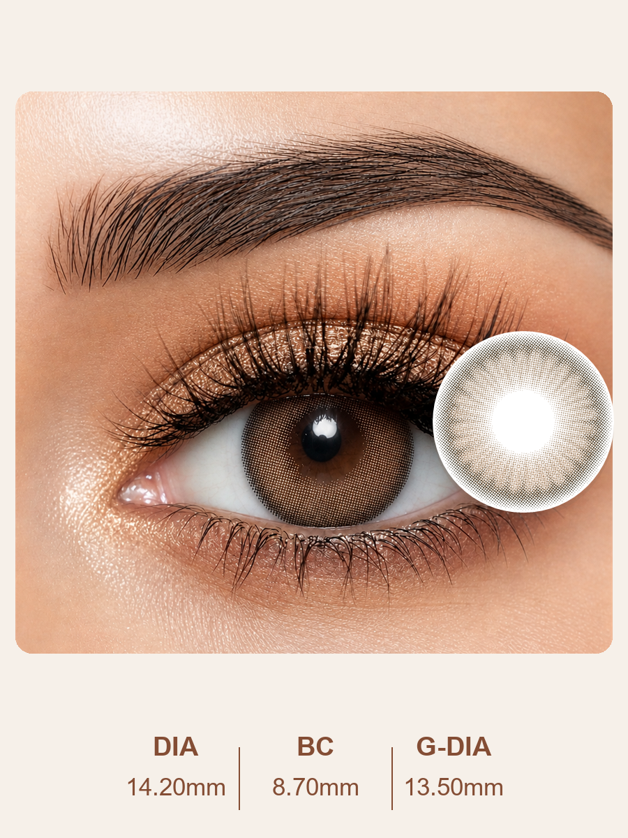 Cool Stone Brown Contact Lenses