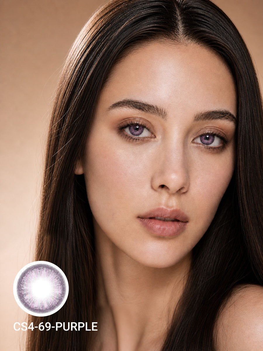 Soft Lavender Purple Colored Contact Lenses