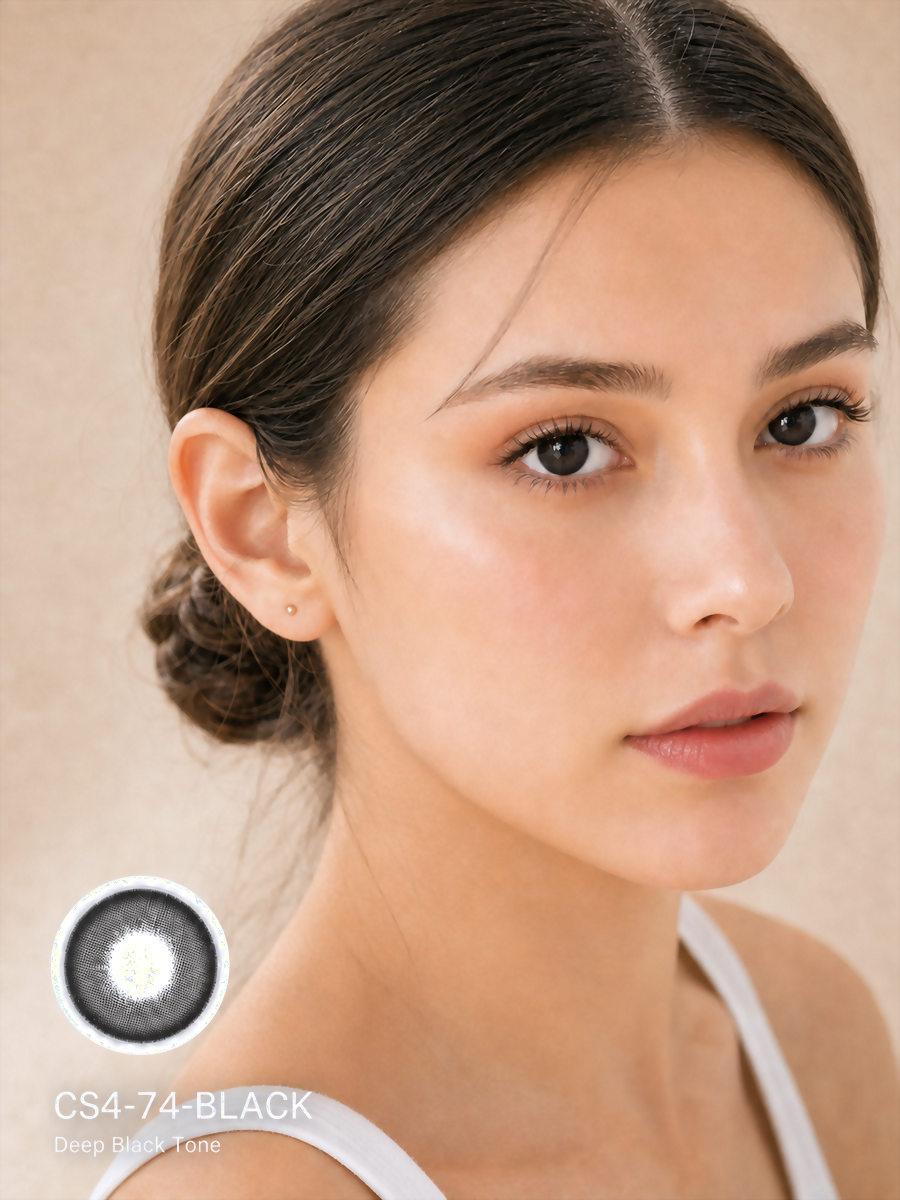 Jet Black Contact Lenses