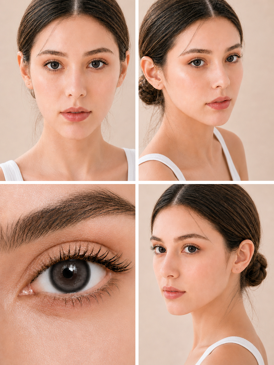 Jet Black Contact Lenses