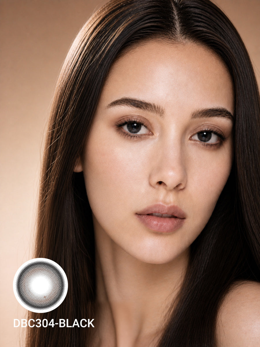 Defined Black Contact Lenses
