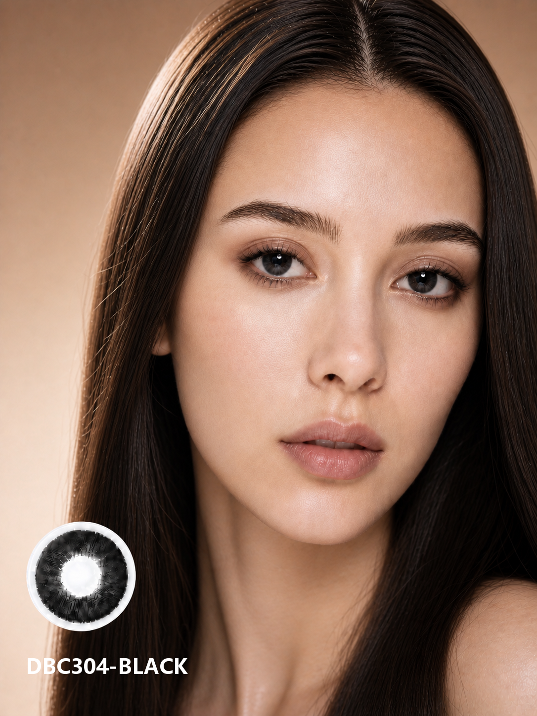 Defined Black Contact Lenses