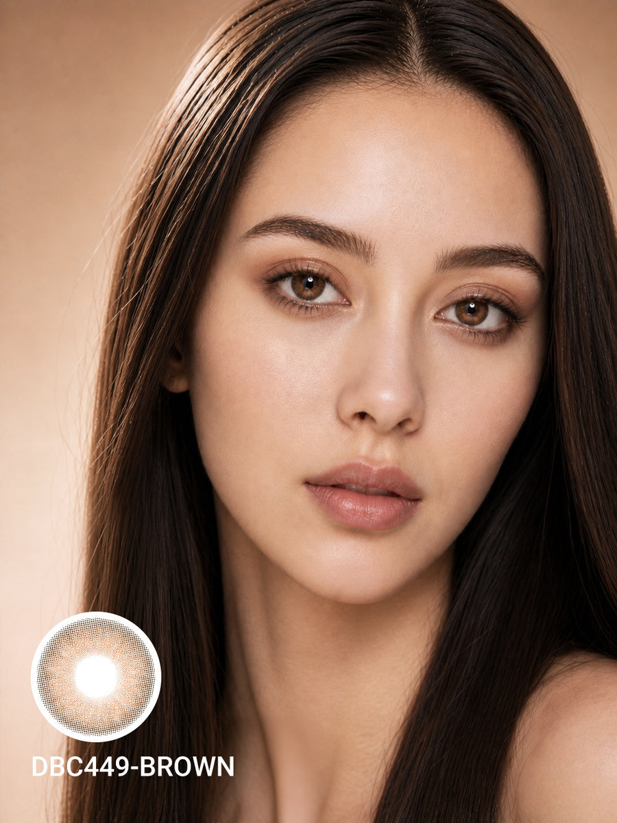 Burnt Caramel Brown Contact Lenses