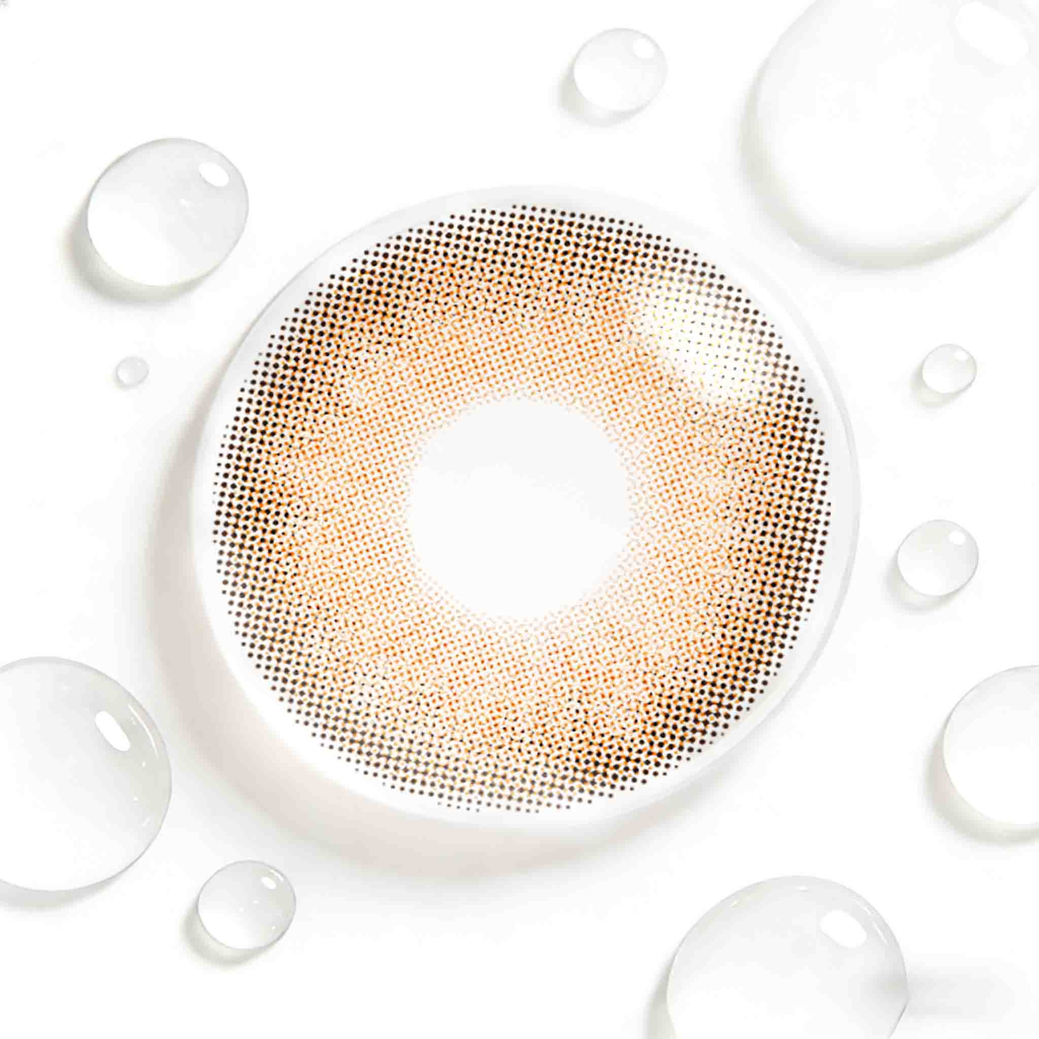 Burnt Caramel Brown Contact Lenses