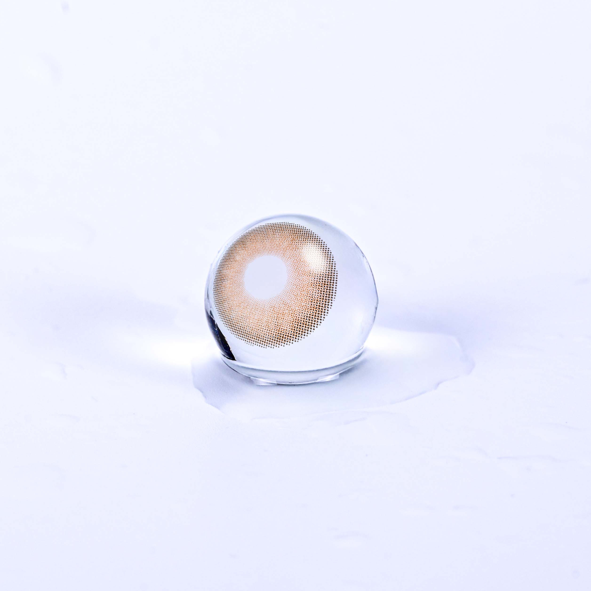 Burnt Caramel Brown Contact Lenses