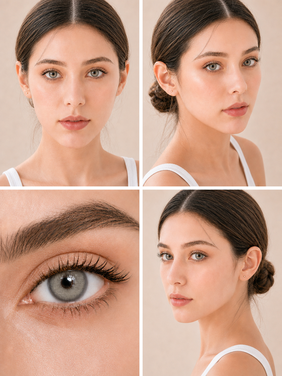 Dreamy Gray Contact Lenses