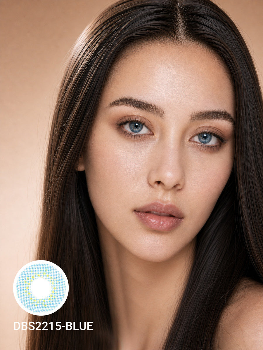 Sapphire Blue Colored Contact Lenses