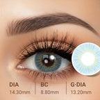 Sapphire Blue Contact Lenses