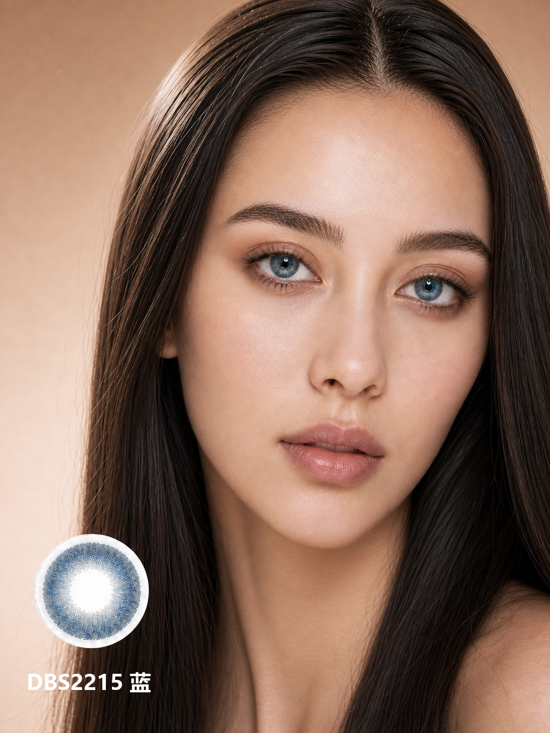 Sapphire Blue Colored Contact Lenses