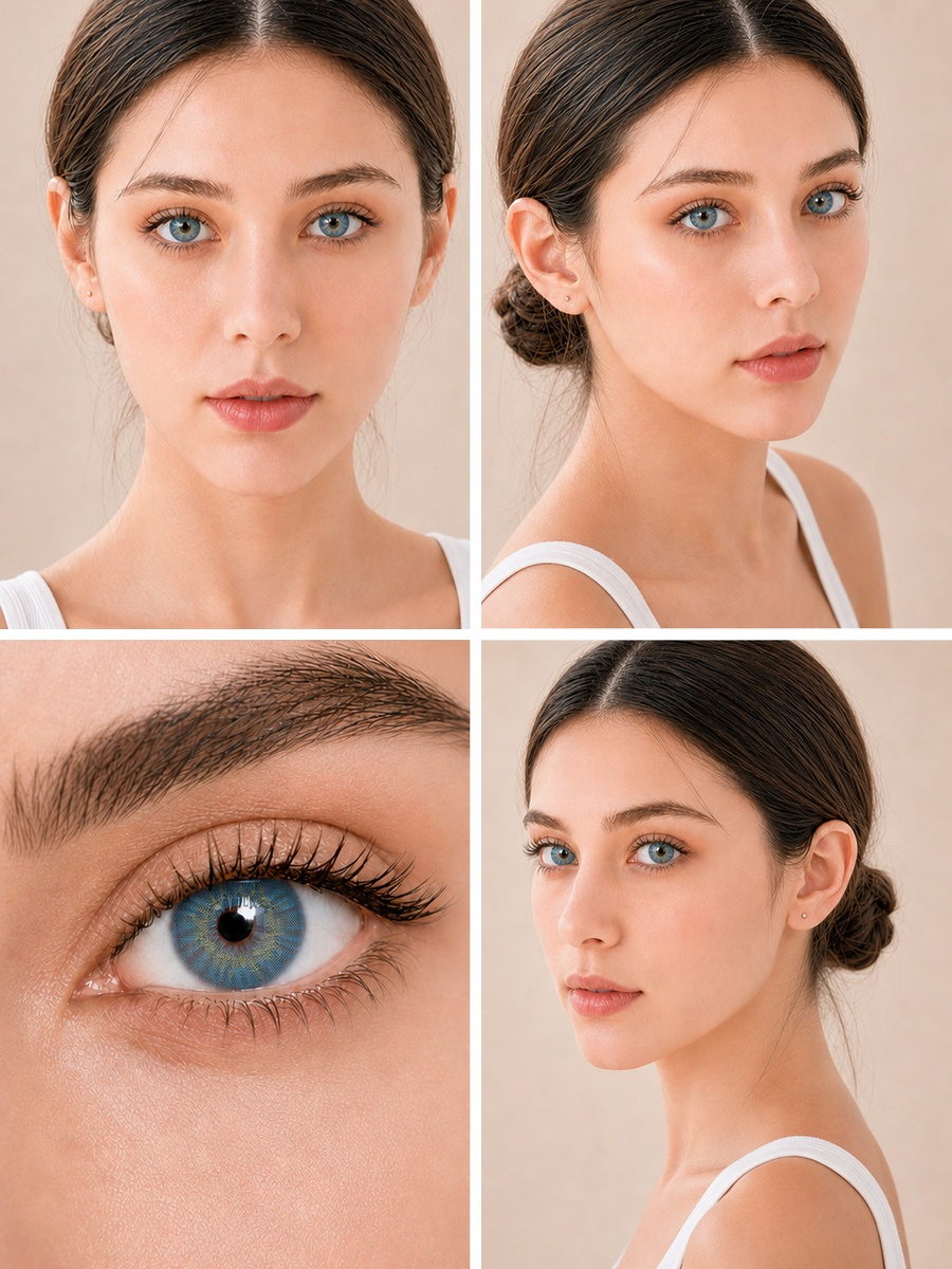 Sapphire Blue Contact Lenses