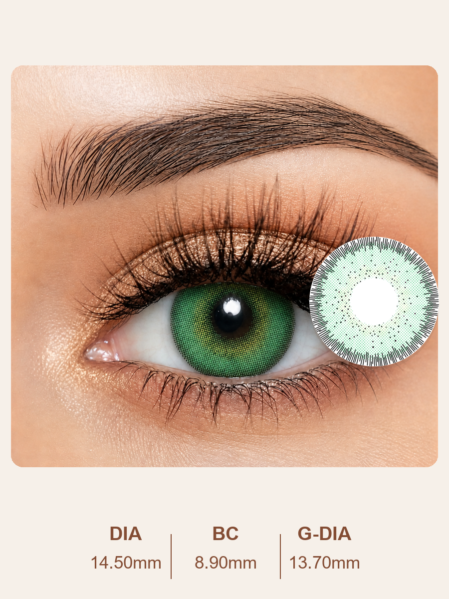 Sage Green Colored Contact Lenses