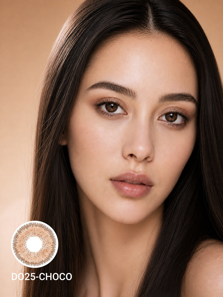 Chocolate Cocoa Brown Contact Lenses