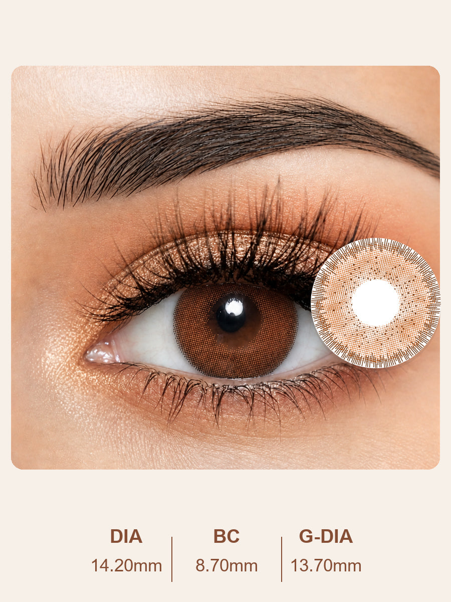 Chocolate Cocoa Brown Contact Lenses