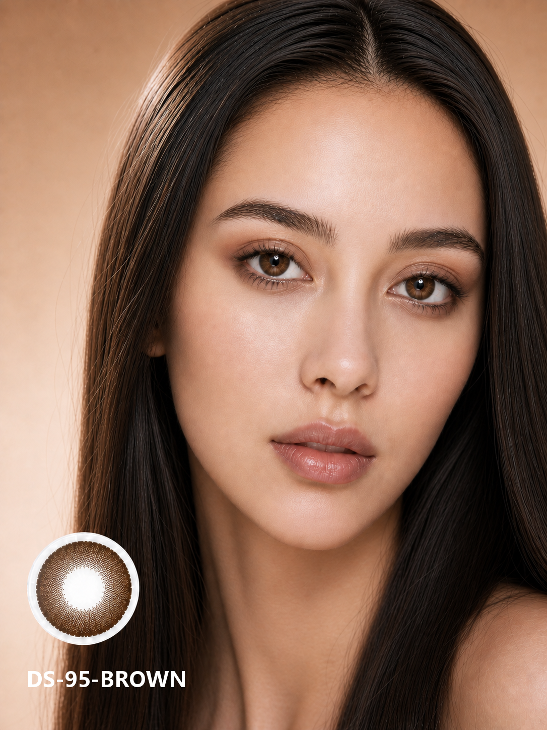 Dark Sienna Brown Contact Lenses
