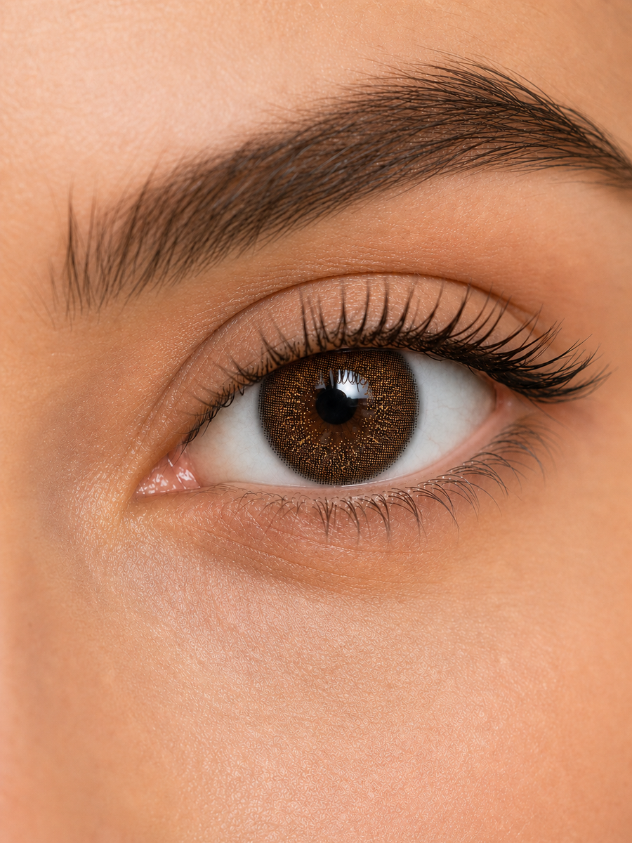 Dark Sienna Brown Contact Lenses