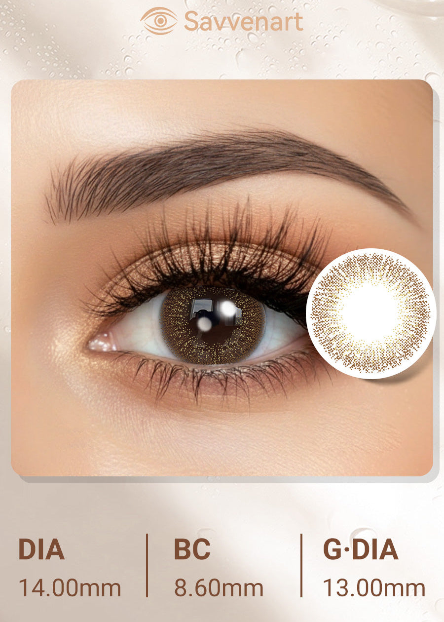 Dark Sienna Brown Contact Lenses