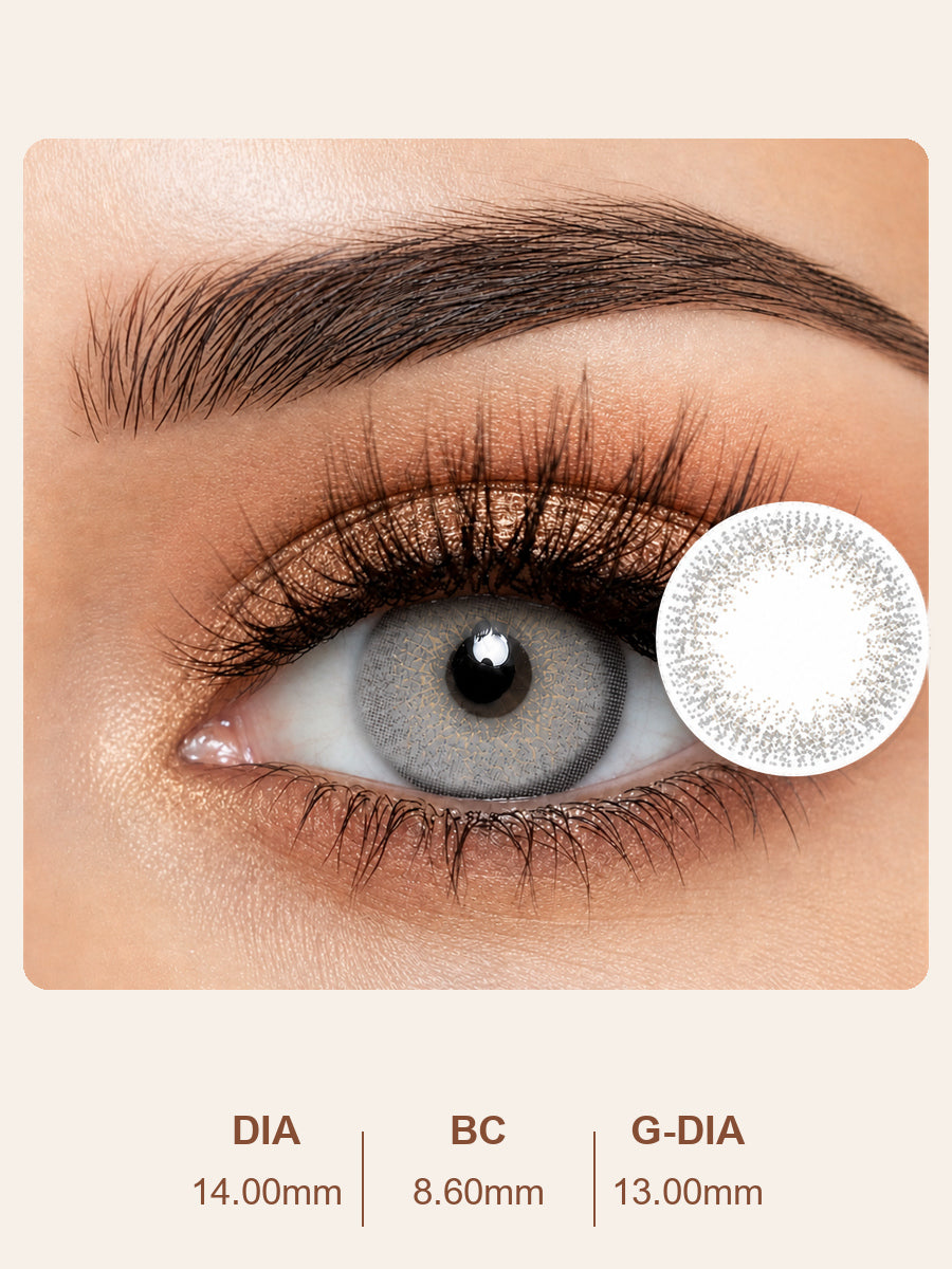 Gray Contact Lenses - Fresh Modern Look