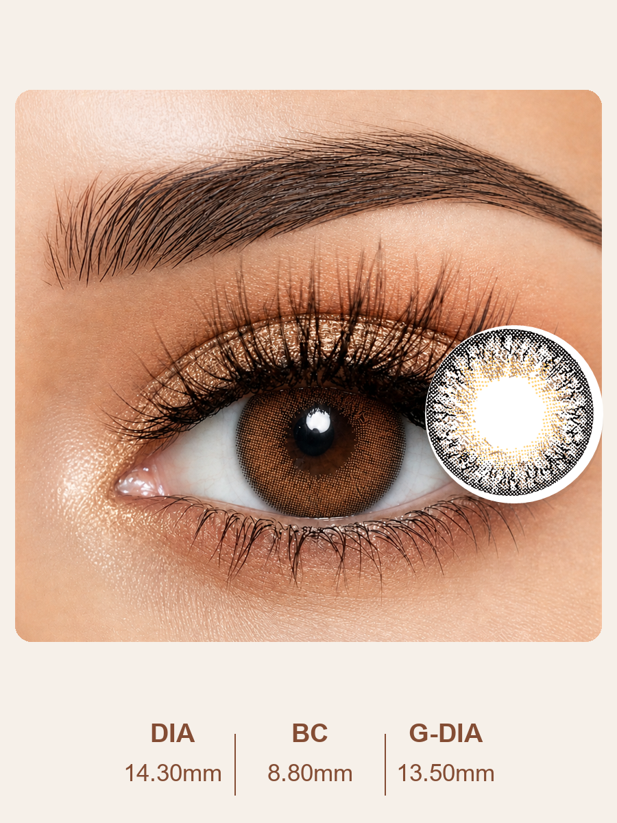Desert Sun Brown Contact Lenses