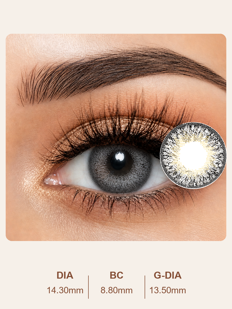 Cool Gray Colored Contacts Lenses