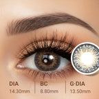 Cool Gray Colored Contacts Lenses