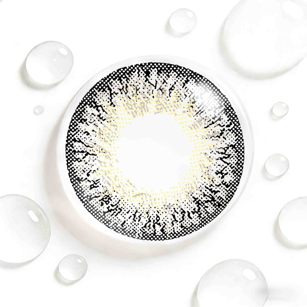 Cool Gray Colored Contacts Lenses