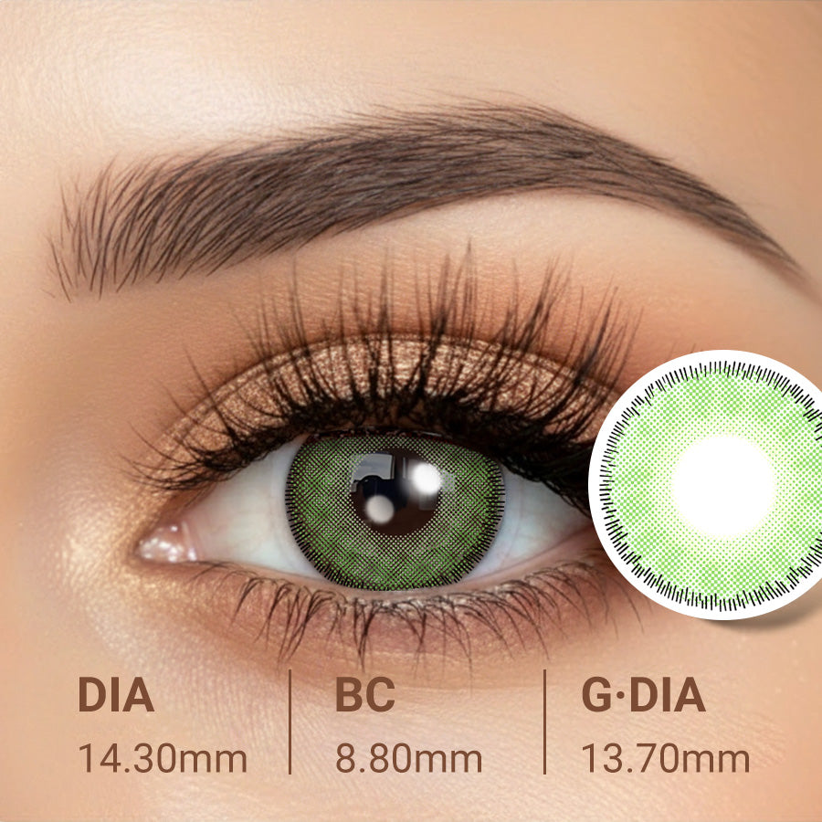 Olive Green Contact Lenses