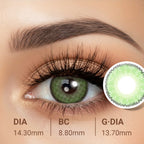 Olive Green Contact Lenses
