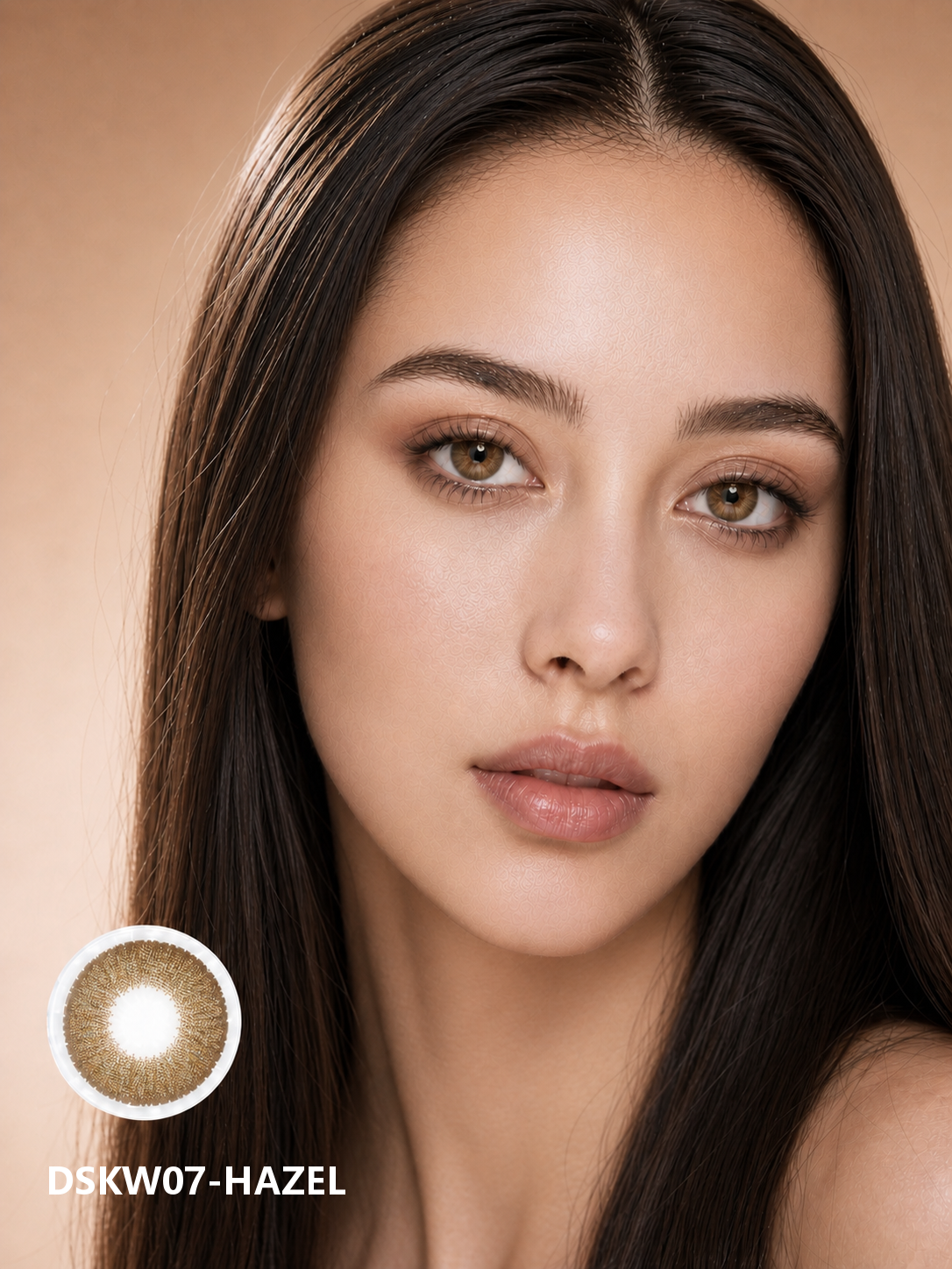 Light Choco Brown Colored Contact Lenses