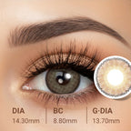 Choco Brown Contact Lenses
