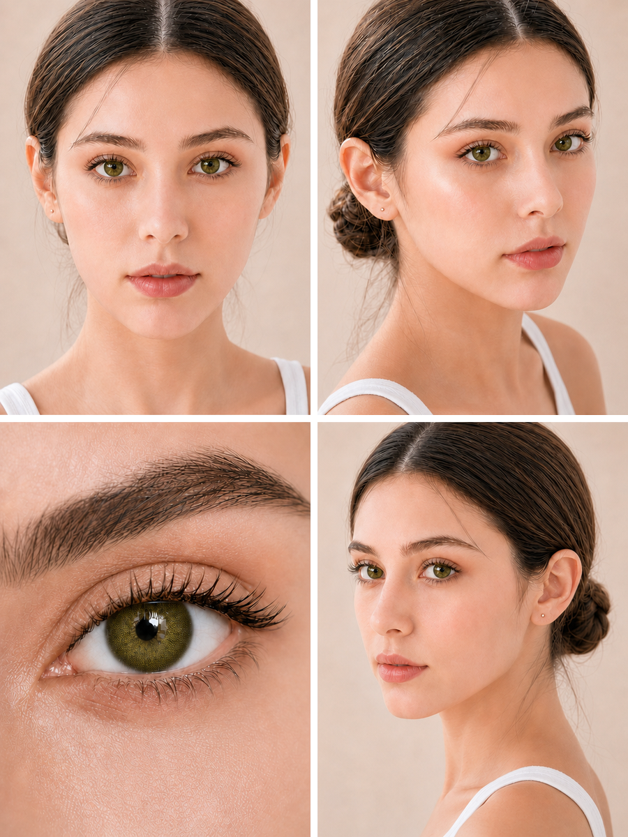 Forest Green Contact Lenses